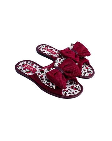 Papuci de casă cu fundă