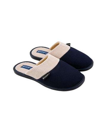 Slippers with velour cuff
