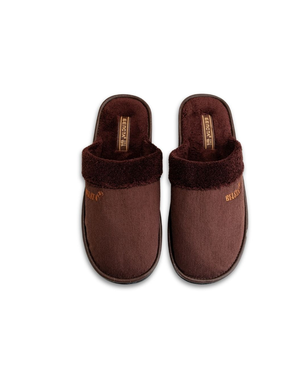 Brown eco slippers