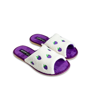 Papuci de casă mov
