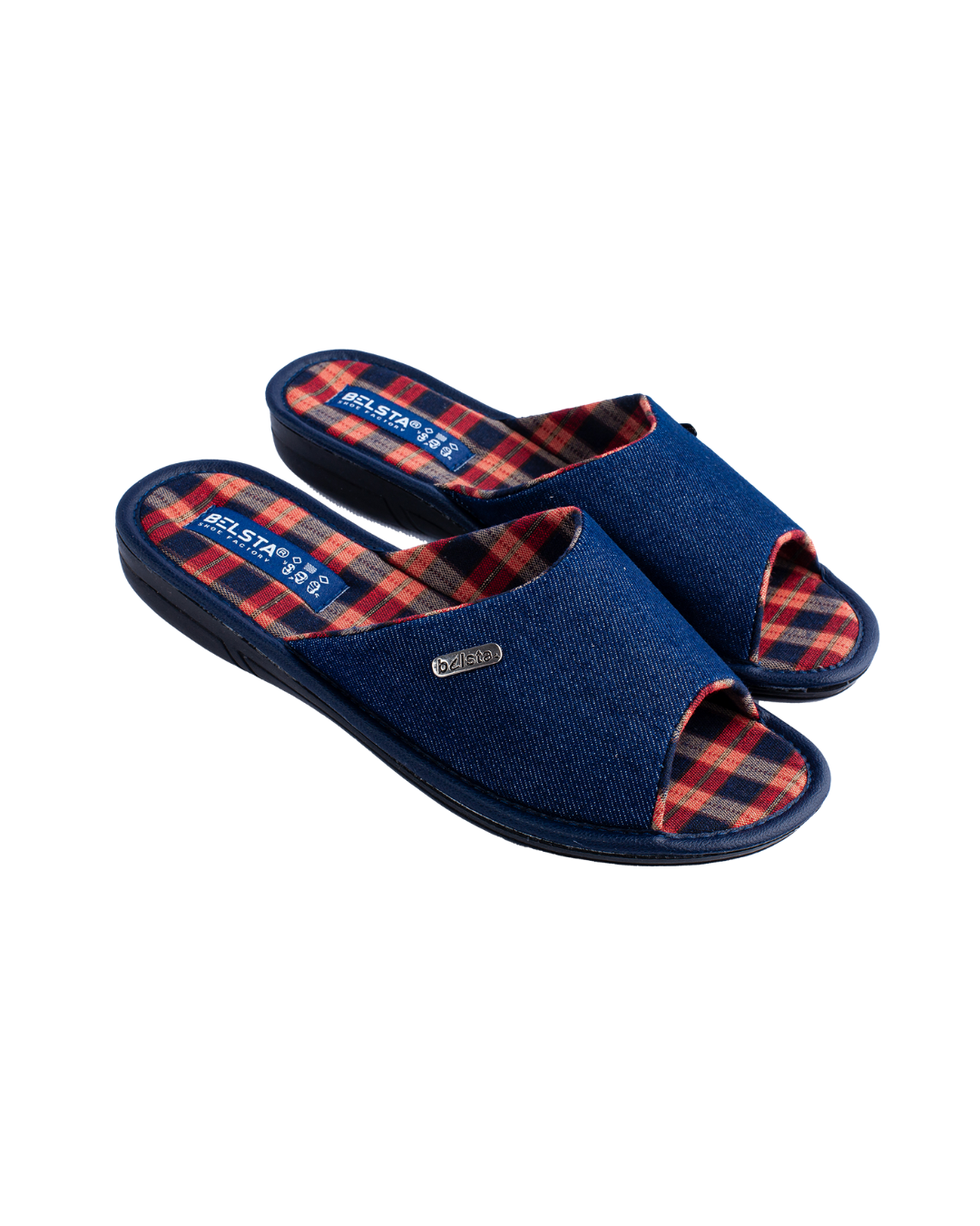 Navy blue slippers