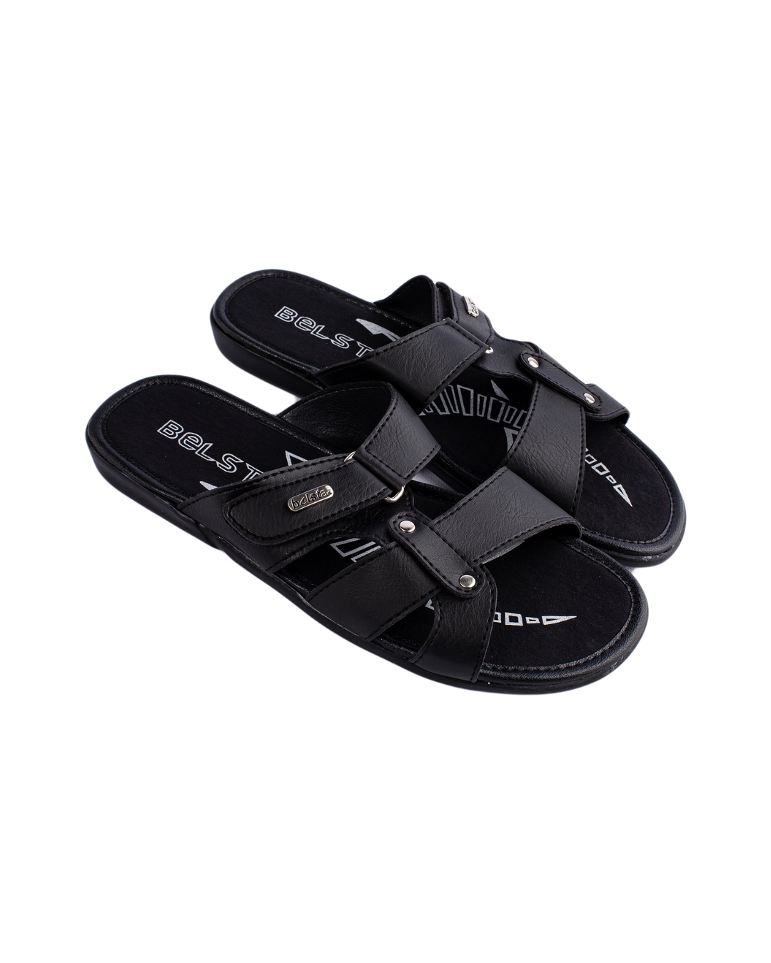 Summer flip-flops with Velcro closure