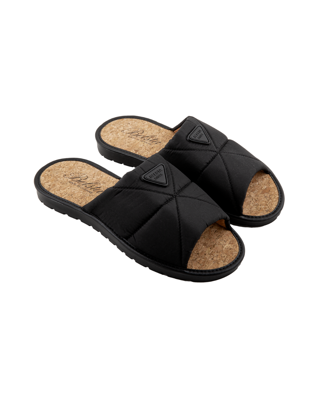 Black women's slippers