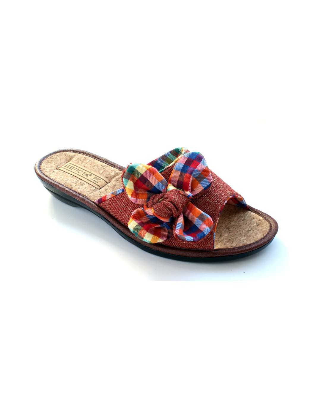 Papuci de casă din material textil