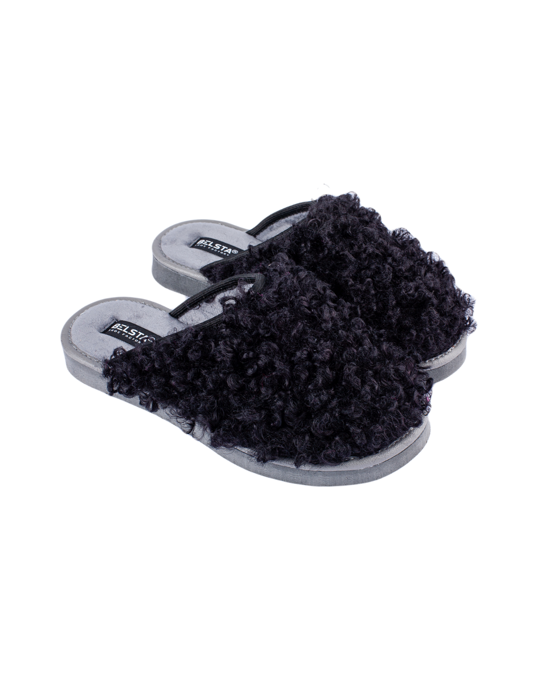 Eco-friendly fur slippers