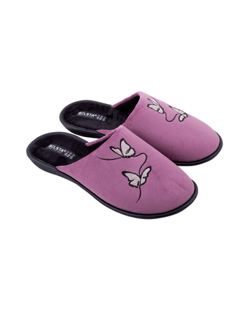 Papuci damă mov catifea