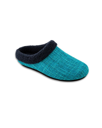 Women's slippers with fur collar