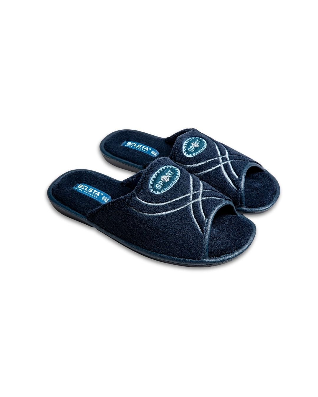 Terry Blue Slippers