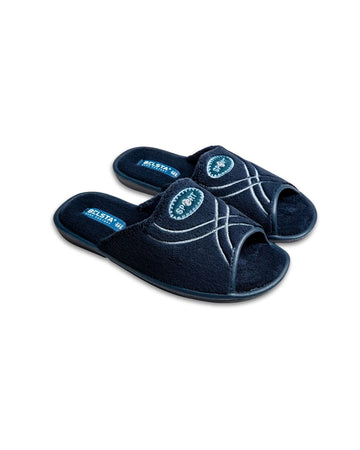 Terry Blue Slippers